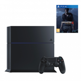 Pack: PS4 500 GB + Dual Shock 4 + Uncharted 4 B