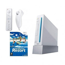 Pack: Wii + Wii Remote & Nunchuk + Wii Sports Resort B